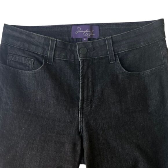 NYDJ Women’s Black Bootcut Lift tuck Technology Jeans sz 8 - Picture 4 of 13